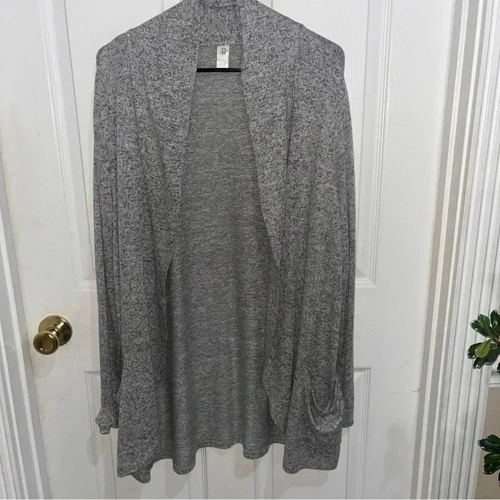 New directions cardigan-gray - sz lg